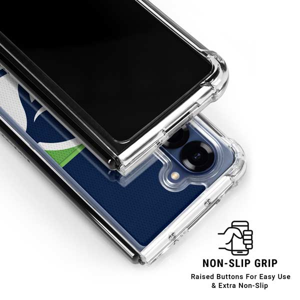 NFL Seattle Seahawks Zone Block Galaxy Z Fold7 Clear Case