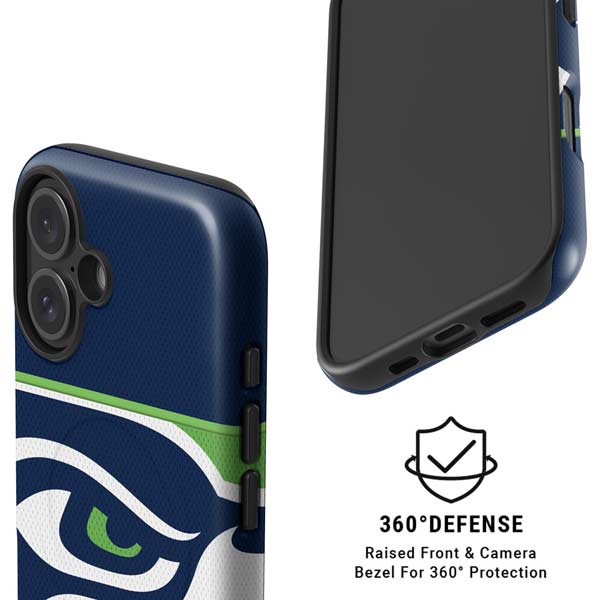 NFL Seattle Seahawks Zone Block iPhone 16 Plus Magsafe Impact Case