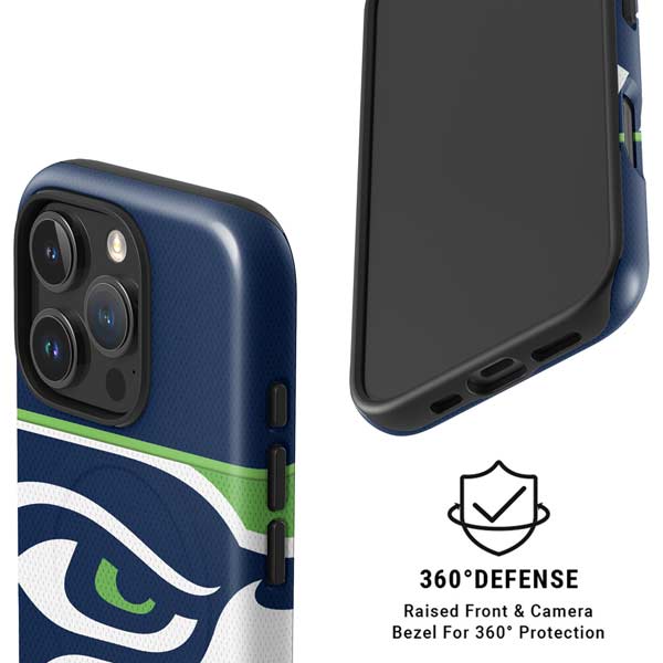 NFL Seattle Seahawks Zone Block iPhone 16 Pro Magsafe Impact Case