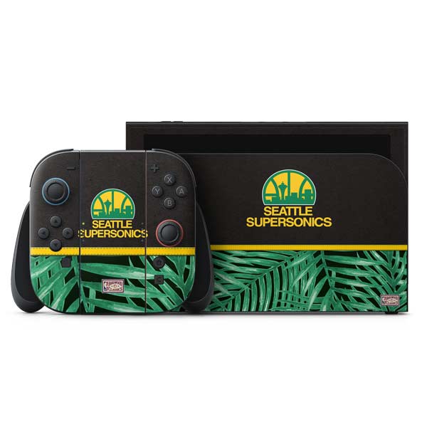 NBA Seattle SuperSonics Retro Palms Nintendo Switch 2 (2025) with Joy-Con Skin