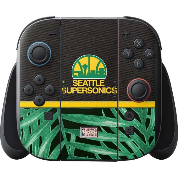 NBA Seattle SuperSonics Retro Palms Nintendo Switch 2 (2025) with Joy-Con Skin