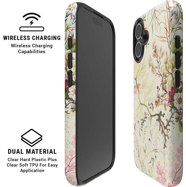 Seaweed on Silk Paper by William Kilburn iPhone 16 Magsafe Impact Case