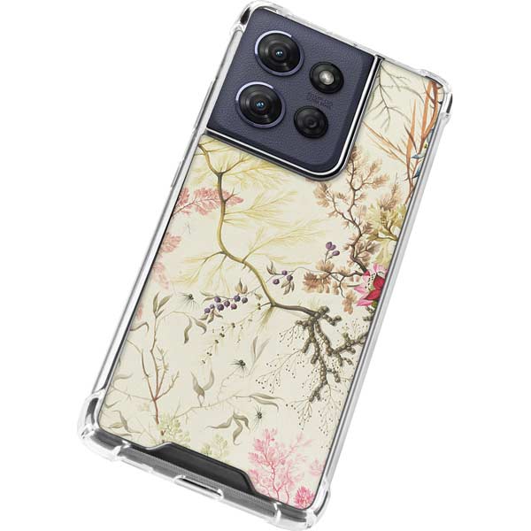 Seaweed on Silk Paper by William Kilburn Moto G 5G (2025) Clear Case
