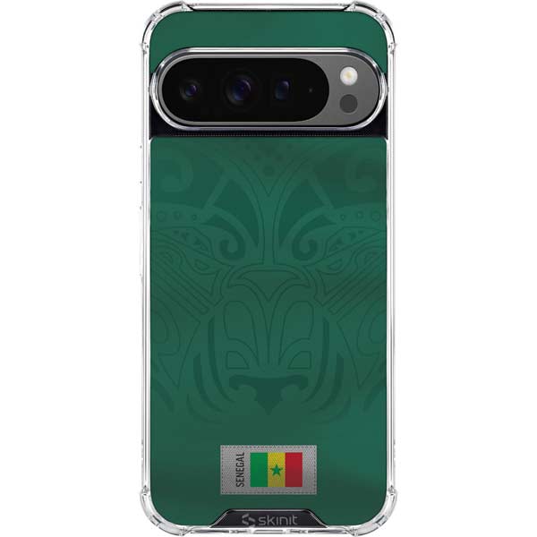 Senegal Soccer Flag Google Pixel 10 Pro XL Clear Case