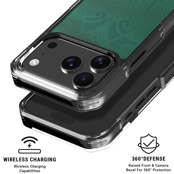 Senegal Soccer Flag iPhone 17 Pro Clear Case