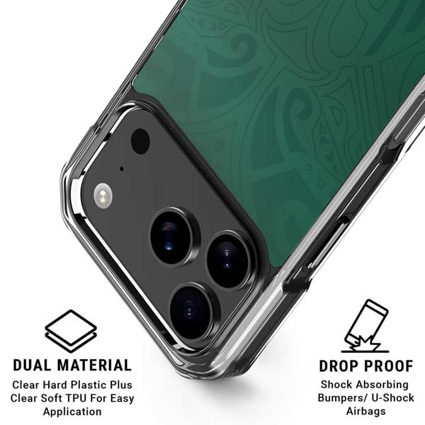 Senegal Soccer Flag iPhone 17 Pro Clear Case