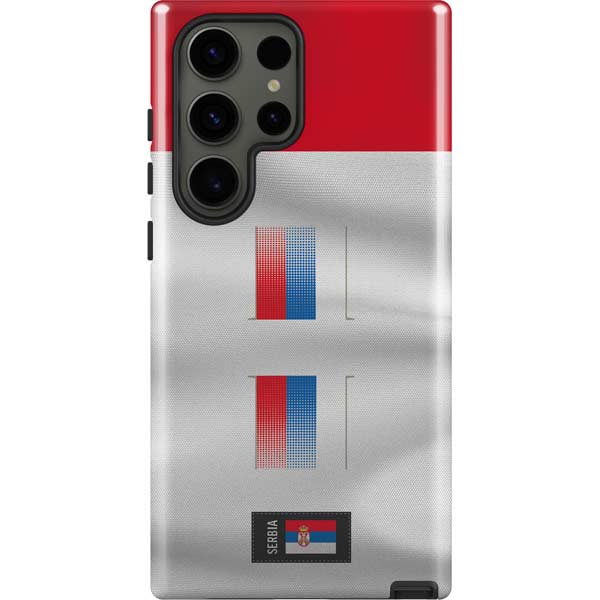 Serbia Soccer Flag Galaxy S23 Ultra Pro Case