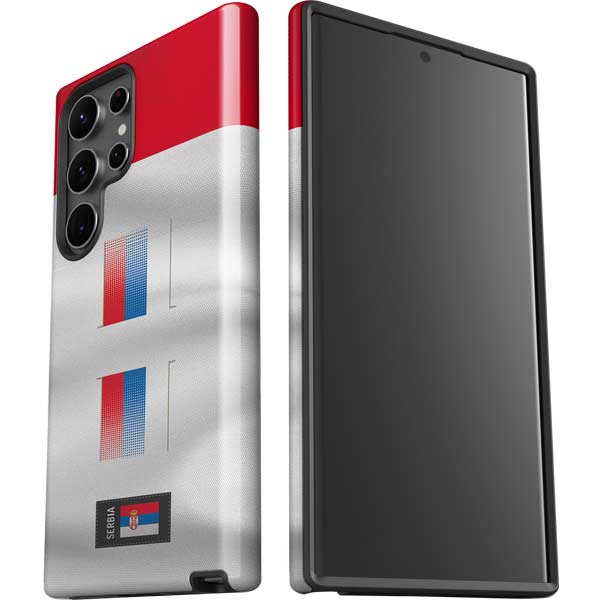 Serbia Soccer Flag Galaxy S23 Ultra Pro Case