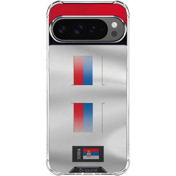 Serbia Soccer Flag Google Pixel 10 Pro XL Clear Case