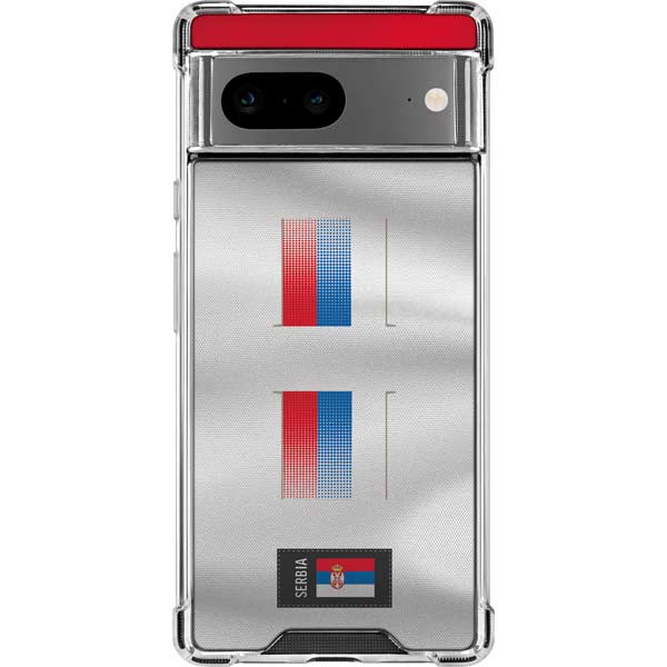 Serbia Soccer Flag Google Pixel 8a Clear Case | Clear Phone Cases – Skinit