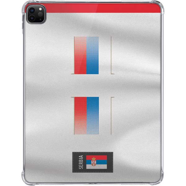 Serbia Soccer Flag iPad Pro 11in (2024) Clear Case