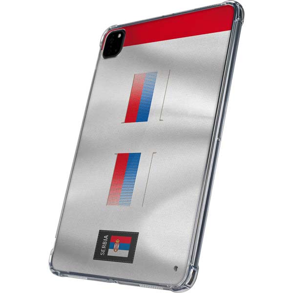 Serbia Soccer Flag iPad Pro 11in (2024) Clear Case
