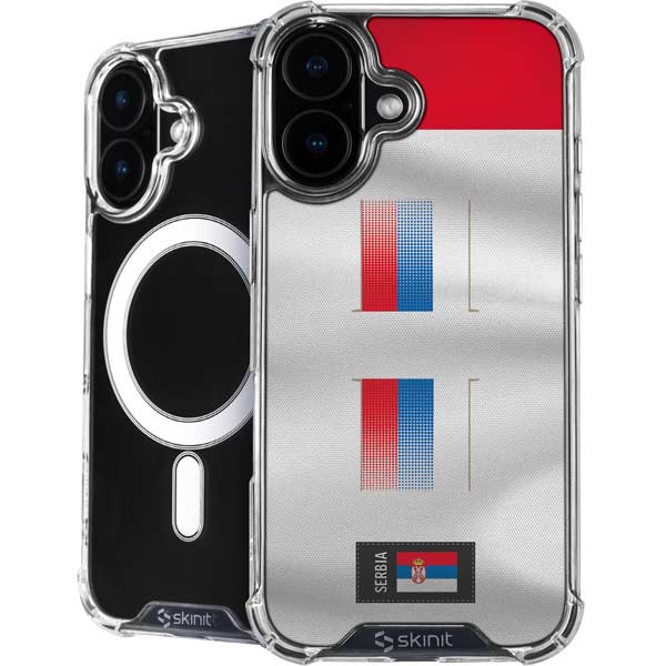 Serbia Soccer Flag iPhone 17 MagSafe Case