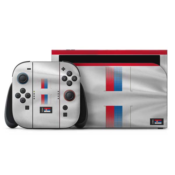 Serbia Soccer Flag Nintendo Skins