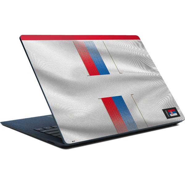 Serbia Soccer Flag Surface Laptop Skin