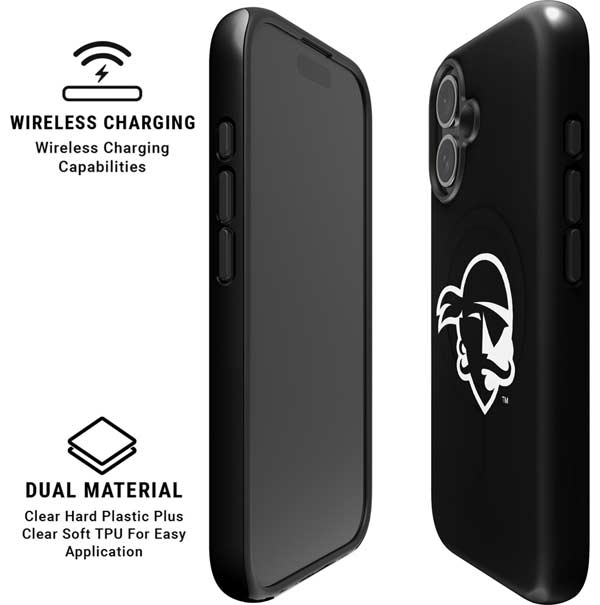 Seton Hall University Zoomed Basketball iPhone 16 Magsafe Impact Case