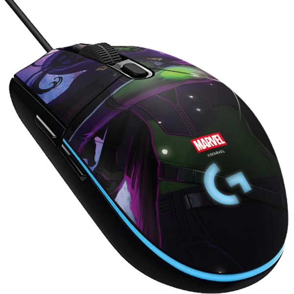 Marvel Gamora Shadow Assassin G203 Prodigy RGB Wired Gaming Mouse Skin