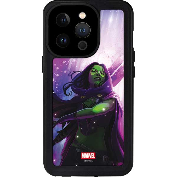 Marvel Gamora Shadow Assassin iPhone 15 Pro Waterproof Case