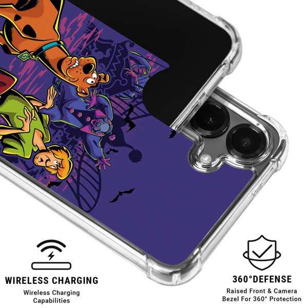 Scooby-Doo Shaggy and Ghost Clown Galaxy S26 Plus Clear Case