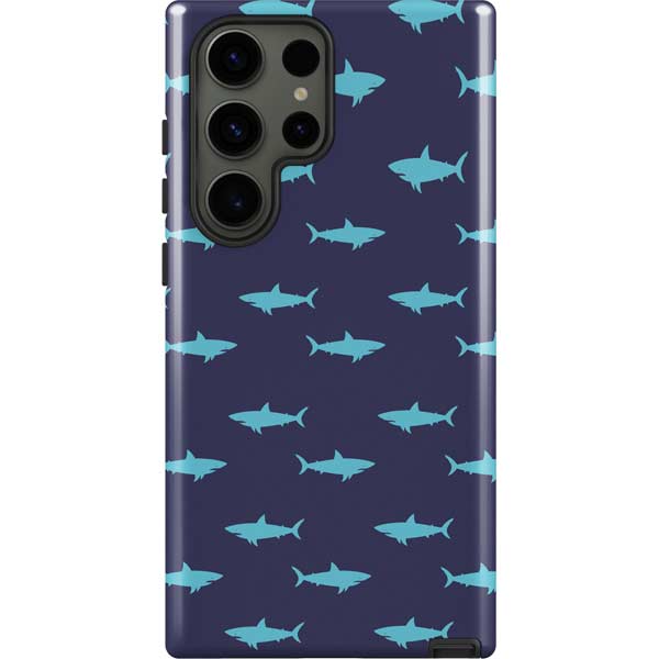 Shark Print Galaxy S23 Ultra Pro Case