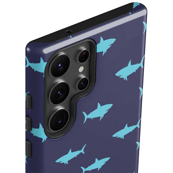 Shark Print Galaxy S23 Ultra Pro Case