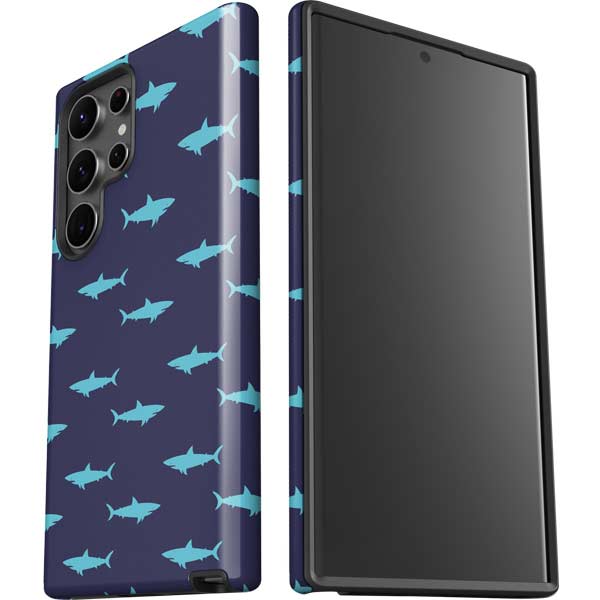 Shark Print Galaxy S23 Ultra Pro Case