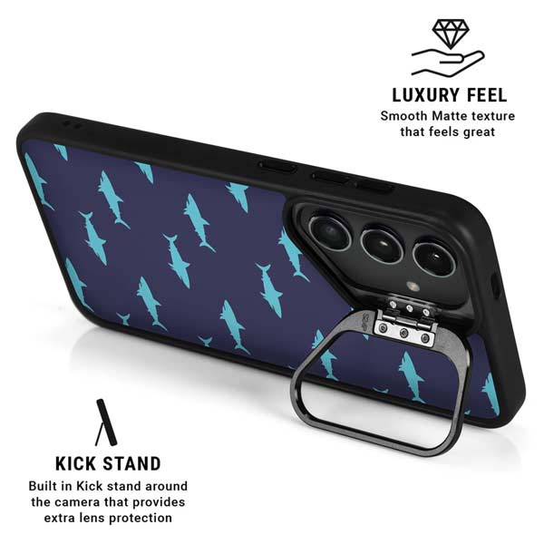 Shark Print Galaxy S26 Ultra Kickstand Case