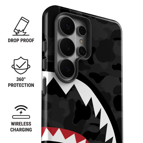 Shark Teeth Grey Street Camo Galaxy S26 Ultra Impact Case