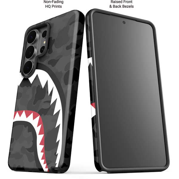 Shark Teeth Grey Street Camo Galaxy S26 Ultra Impact Case