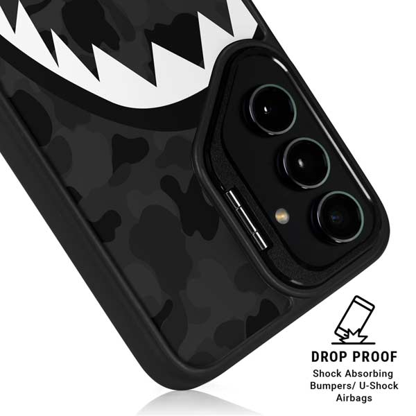 Shark Teeth Grey Street Camo Galaxy S26 Ultra Kickstand Case
