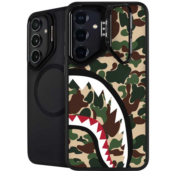 Shark Teeth Street Camo Galaxy S25 Plus Kickstand Case