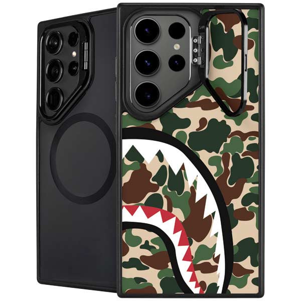 Shark Teeth Street Camo Galaxy Cases