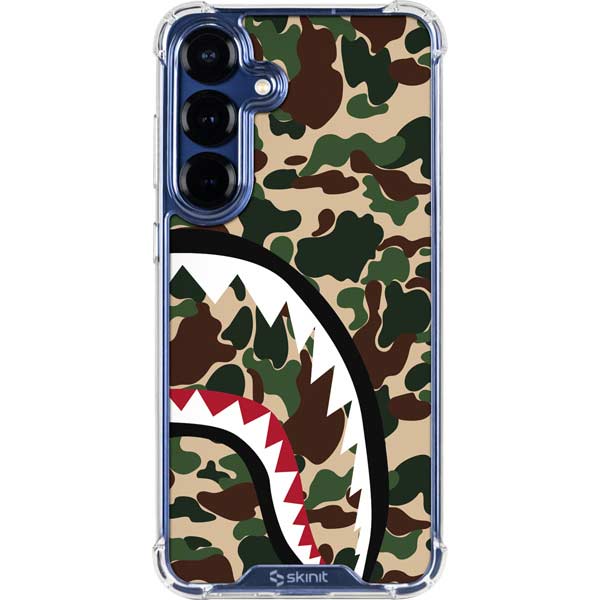 Shark Teeth Street Camo Galaxy S25 Plus Clear Case