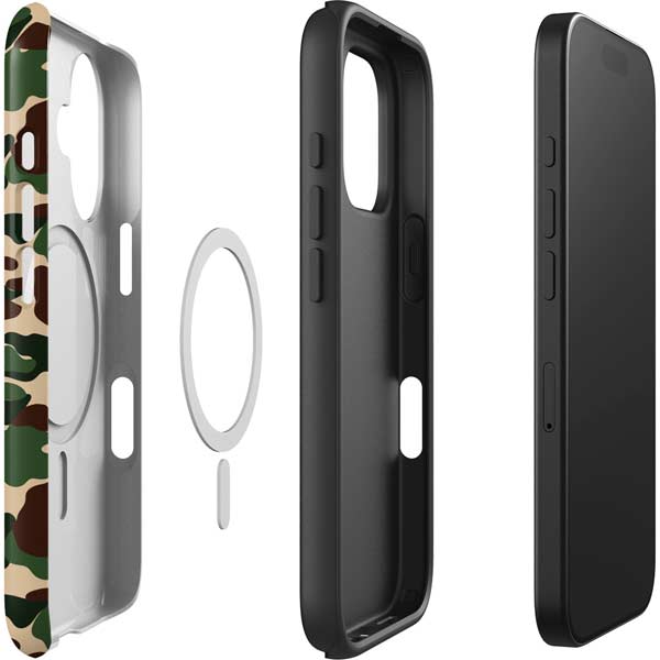 Shark Teeth Street Camo iPhone 16 Plus Magsafe Impact Case