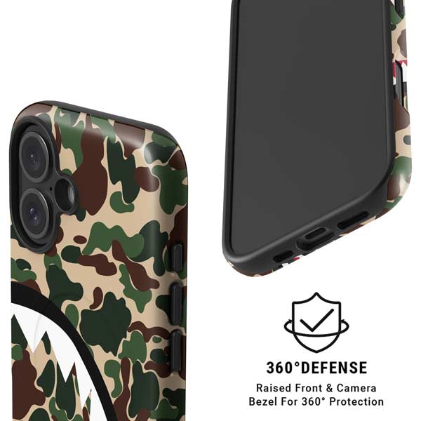 Shark Teeth Street Camo iPhone 16 Plus Magsafe Impact Case