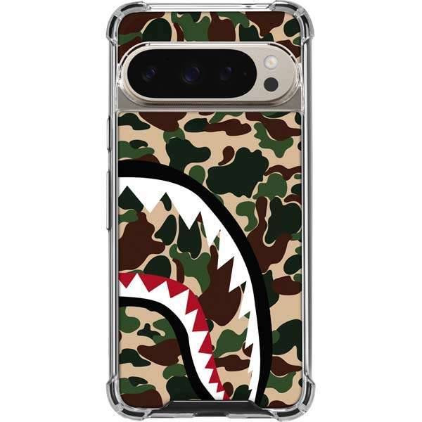 Shark Teeth Street Camo Pixel 9 Pro XL Clear Case