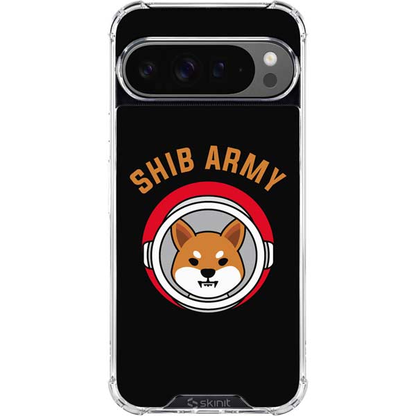 Shib Army Crypto Google Pixel 10 Pro Clear Case