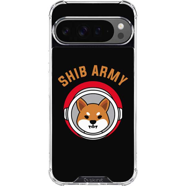 Shib Army Crypto Google Pixel 10 Pro XL Clear Case