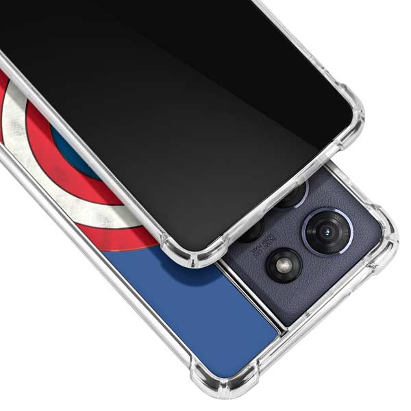 Marvel Captain America Shield Moto G Power 5G (2025) Clear Case