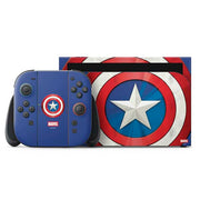 Marvel Captain America Shield Nintendo Switch 2 (2025) with Joy-Con Skin