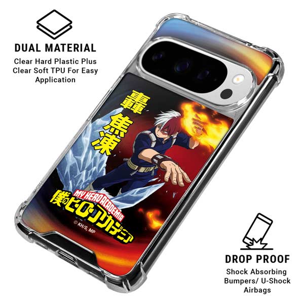My Hero Academia Shoto Todoroki Season 4 Google Pixel 10 Pro Clear Case