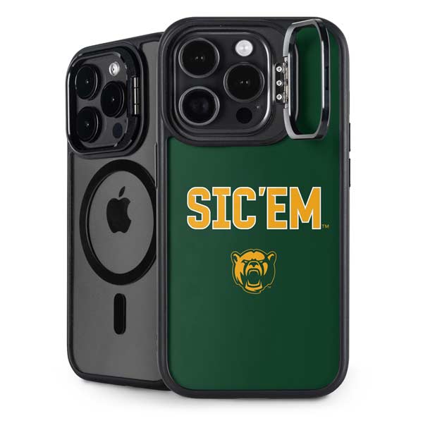 Baylor University Sic Em Green iPhone 14 Pro Max Kickstand Case
