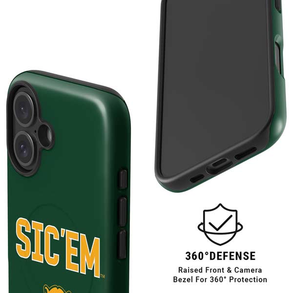 Baylor University Sic Em Green iPhone 16 Magsafe Impact Case