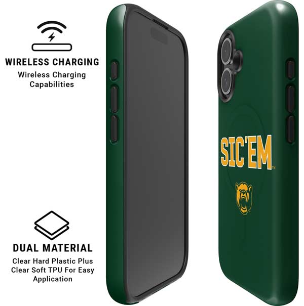 Baylor University Sic Em Green iPhone 16 Magsafe Impact Case