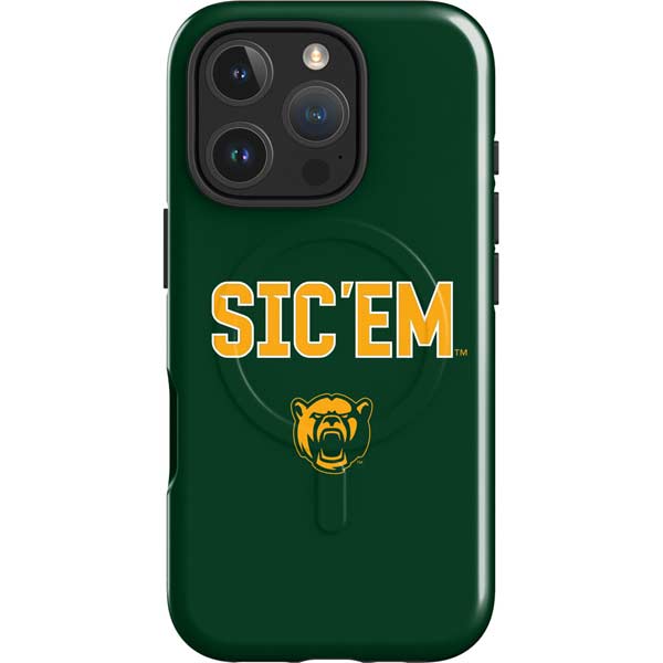 Baylor University Sic Em Green iPhone 16 Pro Max Magsafe Impact Case