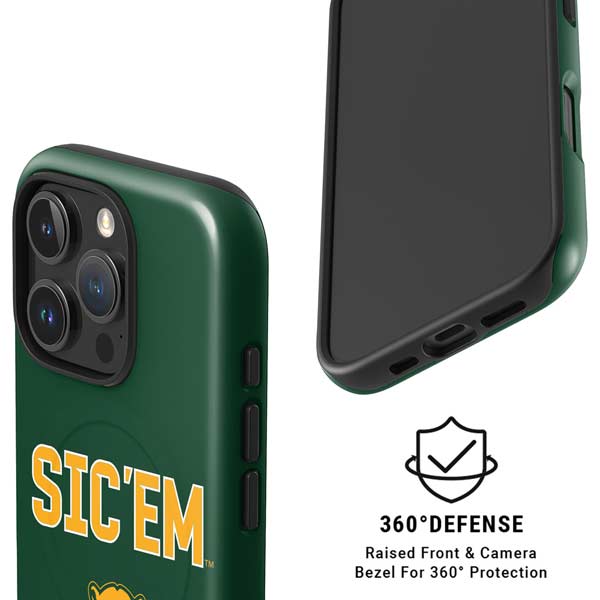 Baylor University Sic Em Green iPhone 16 Pro Max Magsafe Impact Case