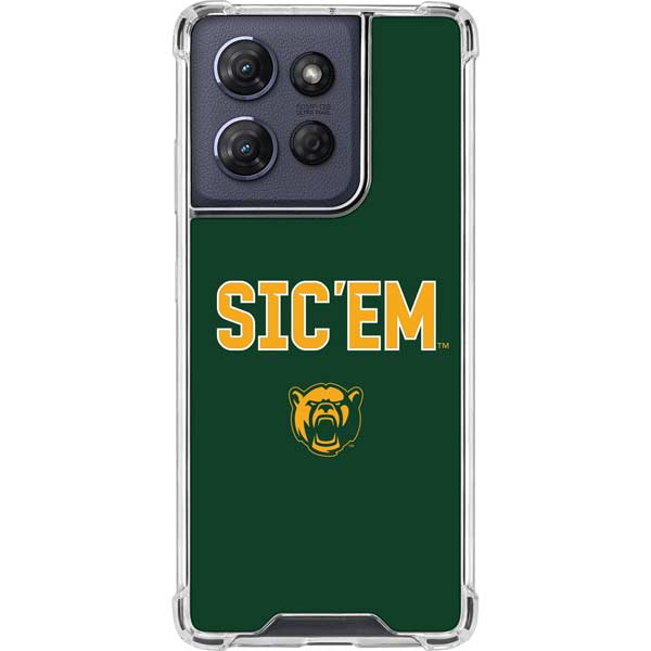 Baylor University Sic Em Green Moto G 5G (2025) Clear Case