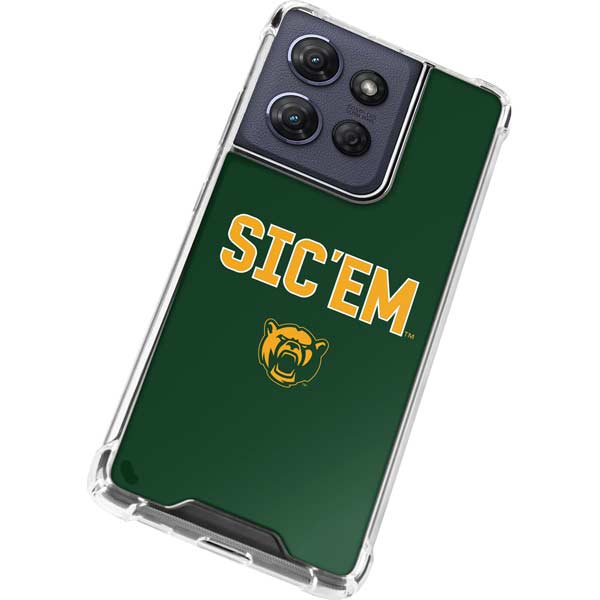 Baylor University Sic Em Green Moto G 5G (2025) Clear Case