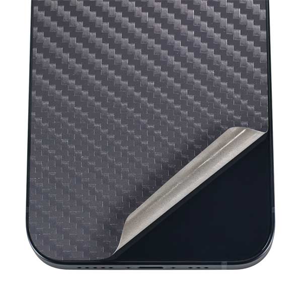 Silver Carbon Fiber Specialty Texture Material iPhone 17 Pro Skin