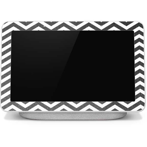 Silver Chevron Google Home Hub Skin